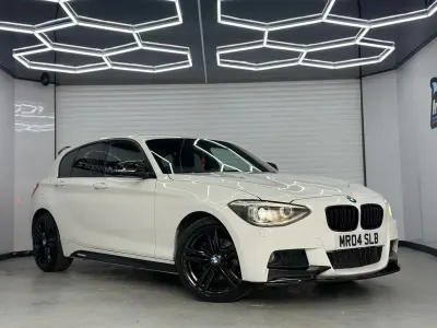 Begagnad BMW 120 M Sport 2013 Vit Halvkombi