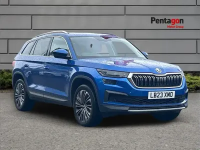 Used Skoda Kodiaq SE L Executive 150 HP (110 kW) 2023 Blue SUV