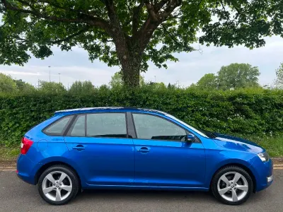 Usado Skoda Rapid SE 2017 Azul Citadino