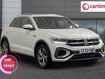 White Used 2023 VW T-Roc R-line SUV | £21,990 (Fair price)