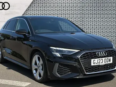 Used Audi A3 S-Line 150 HP (110 kW) 2023 Black Sedan