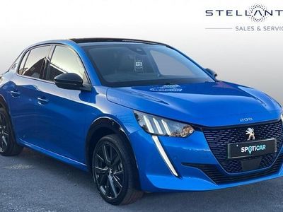 Used Peugeot e-208 GTi 100 kW (136 HP) 2023 Blue Hatchback