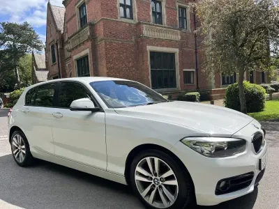 Usado BMW 116 Sport Line 2018 Blanco Utilitario