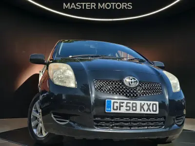 Used Toyota Yaris 87 HP (63 kW) 2008 Black Hatchback