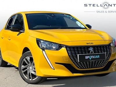 Used Peugeot 208 Active+ 75 HP (55 kW) 2022 Yellow Hatchback