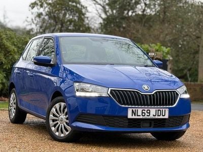 Used Skoda Fabia 75 HP (55 kW) 2019 Blue Hatchback