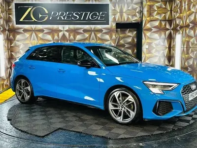 Used Audi A3 Sportback Sport 200 HP (147 kW) 2022 Blue Hatchback