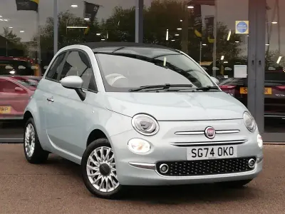 Used Fiat 500C 70 HP (51 kW) 2024 Green Cabriolet
