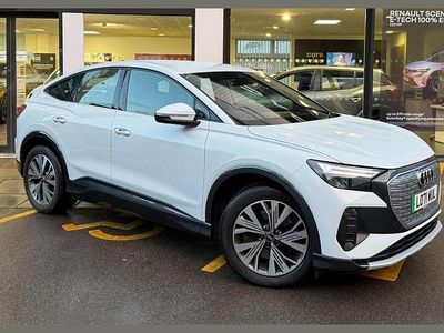 White Used 2022 Audi Q4 Sportback e-tron Sport SUV | £24,295 (Fair price)