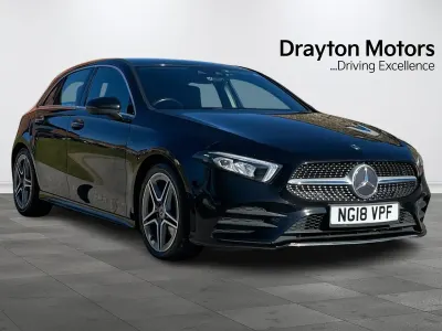 Usado Mercedes A200 AMG Line Premium 2018 Negro Utilitario