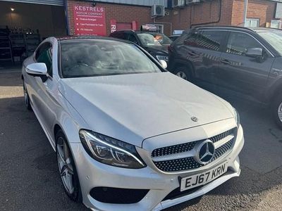 Used Mercedes C300 AMG line 245 HP (180 kW) 2017 Silver Coupe