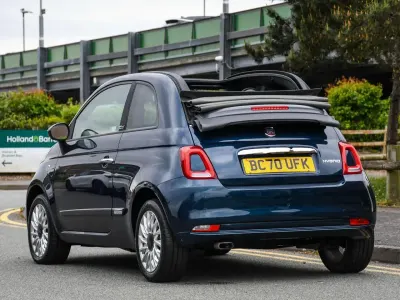 Używany Fiat 500C Lounge 70 KM (51 kW) 2021 Niebieski Kabriolet
