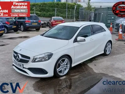 Used Mercedes A180 AMG line 109 HP (80 kW) 2016 White Hatchback