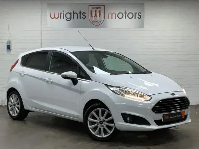 Used Ford Fiesta Titanium 2017 White Hatchback