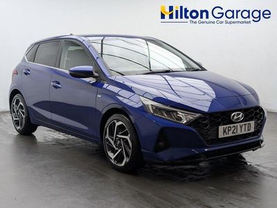 Blue Used 2021 Hyundai i20 Premium Hatchback | £12,350 (Fair price)