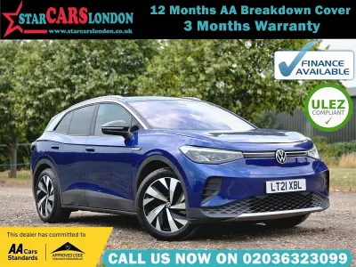 Used VW ID.4 Pro Performance 150 kW (204 HP) 2021 Blue SUV