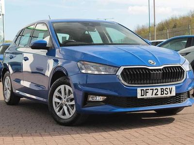 Begagnad Skoda Fabia Comfort 108 HK (79 kW) 2022 Blå Halvkombi