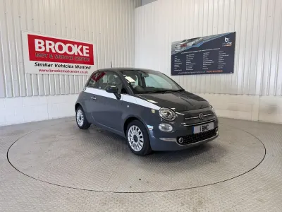 Used Fiat 500 Lounge 69 HP (50 kW) 2019 Grey Hatchback