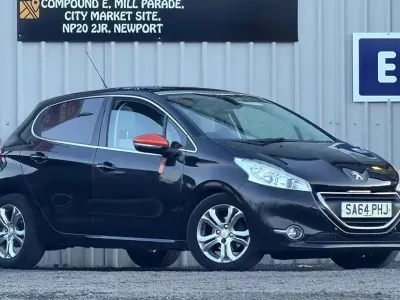 Used Peugeot 208 Roland Garros 2014 Black Hatchback