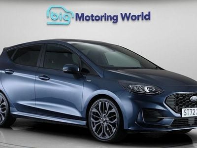 Used Ford Fiesta ST-Line X 125 HP (91 kW) 2023 Blue Hatchback