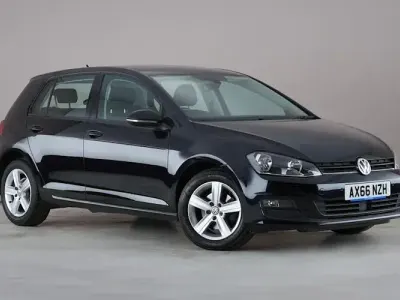 Used VW Golf VII Edition 125 HP (91 kW) 2016 Black Hatchback