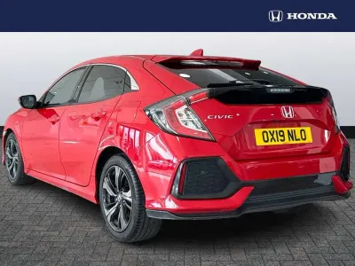 Used Honda Civic SR 126 HP (92 kW) 2019 Red Hatchback