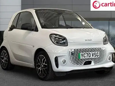 Used Smart ForTwo Electric Drive Prime Exclusive 60 kW (82 HP) 2020 White Coupe