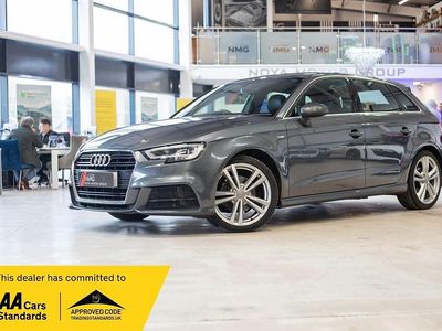 Used Audi A3 Sportback S-Line 150 HP (110 kW) 2018 Grey Hatchback