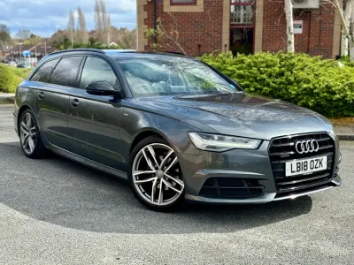 Begagnad Audi A6 Black Edition 2018 Grå Kombi