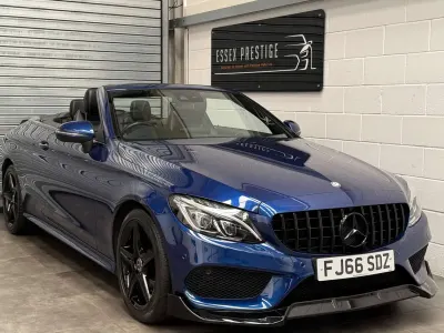 Used Mercedes C200 AMG Line Premium Plus 2016 Blue Cabriolet