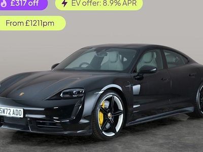 Used Porsche Taycan Performance Package 559 kW (761 HP) 2022 Black Sedan