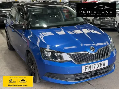 Used Skoda Fabia Colour Edition 95 HP (69 kW) 2017 Blue Hatchback