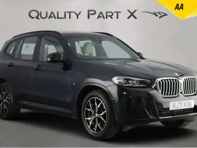 Used BMW X3 M Sport 292 HP (214 kW) 2021 Black SUV