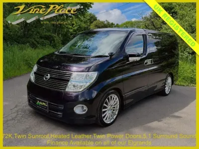 Used Nissan Elgrand 2008 Black MPV
