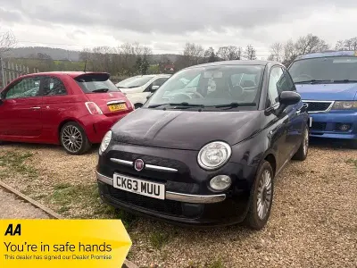 Używany Fiat 500 Lounge 69 KM (50 kW) 2014 Purpurowy Hatchback