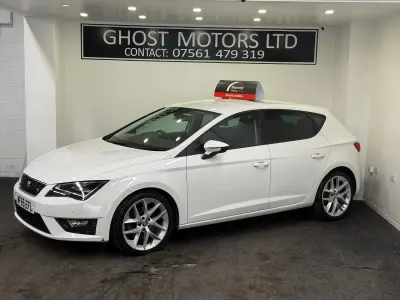 Used Seat Leon FR 184 HP (135 kW) 2015 White Hatchback