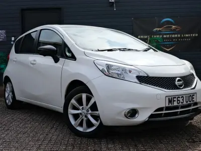 Used Nissan Note S 90 HP (66 kW) 2013 White Hatchback
