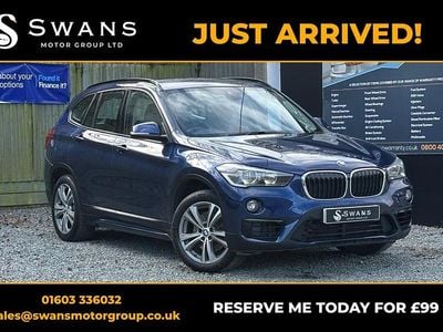 Used BMW X1 Sport Line 190 HP (139 kW) 2018 Blue SUV