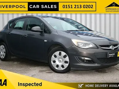 Used Vauxhall Astra 95 HP (69 kW) 2014 Grey Hatchback