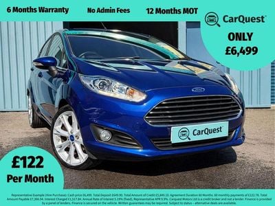 Used Ford Fiesta Titanium X 125 HP (91 kW) 2014 Blue Hatchback