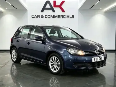 Used VW Golf VI S 105 HP (77 kW) 2011 Blue Hatchback