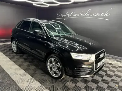 Used Audi Q3 S-line plus 150 HP (110 kW) 2016 Black SUV