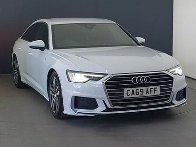 White Used 2019 Audi A6 S-Line Sedan | £18,998 (Fair price)