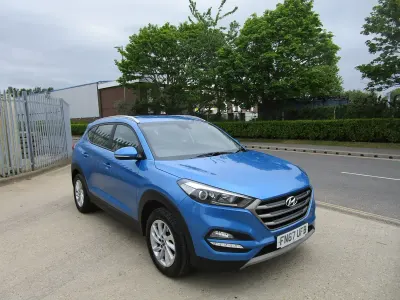 Used Hyundai Tucson SE 116 HP (85 kW) 2017 Blue SUV