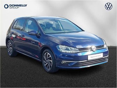 Used VW Golf VII Match 115 HP (84 kW) 2019 Blue Hatchback