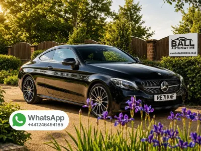 Used Mercedes C300 AMG line 2021 Black Coupe