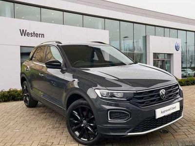 Used VW T-Roc Black Edition 110 HP (80 kW) 2021 Grey SUV