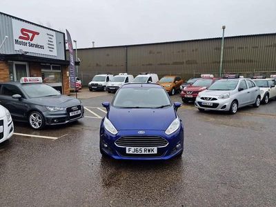 Used Ford Fiesta Zetec 75 HP (55 kW) 2015 Blue Hatchback