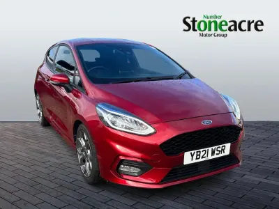 Used Ford Fiesta ST-Line 125 HP (91 kW) 2021 Red Hatchback
