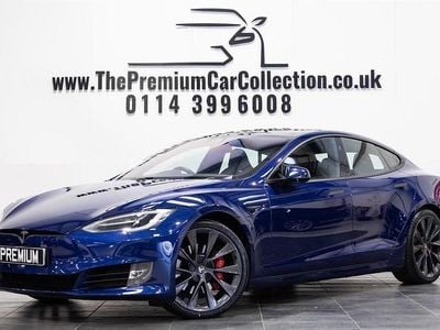 Used Tesla Model S Performance 11 kW (15 HP) 2019 Blue Hatchback